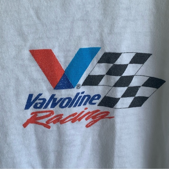 Vintage Tee Shirt Valvoline Racing Motorsports Mens Adult Size XL 90s - Picture 4 of 10